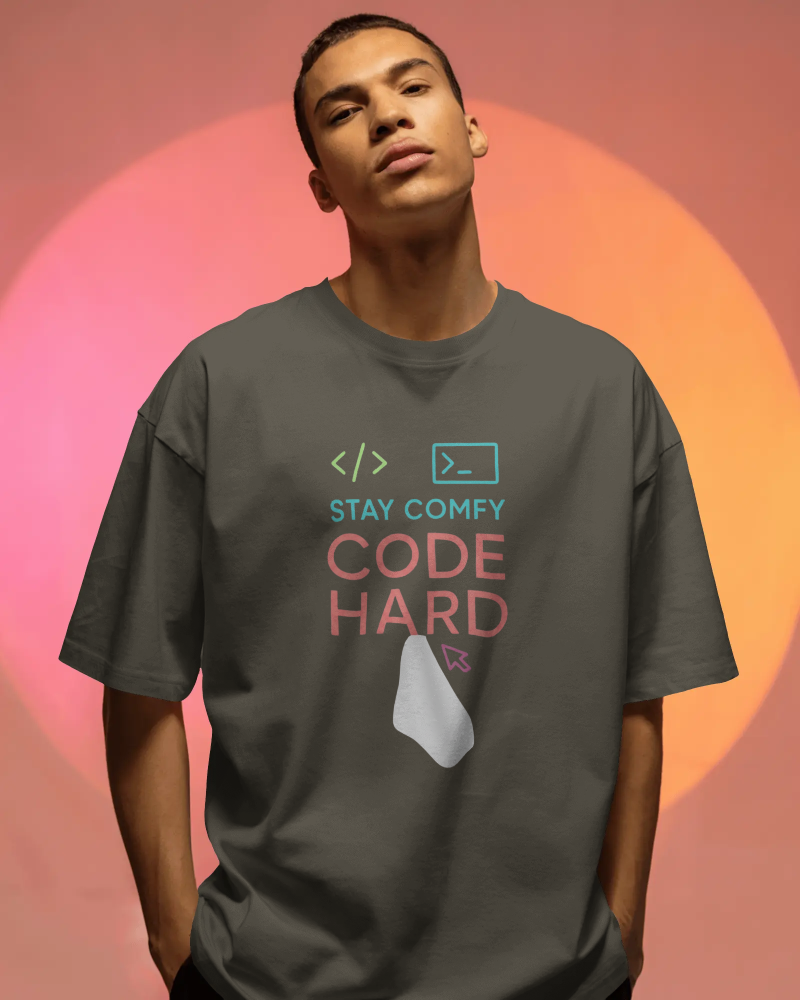 Code Hard Oversized T-Shirt