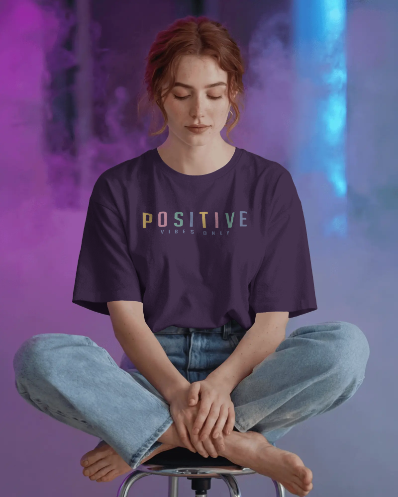 Positive Vibe Oversized T-Shirt