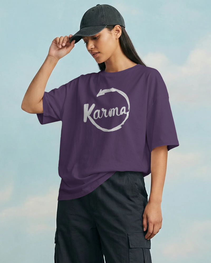 Karma Oversized T-Shirt