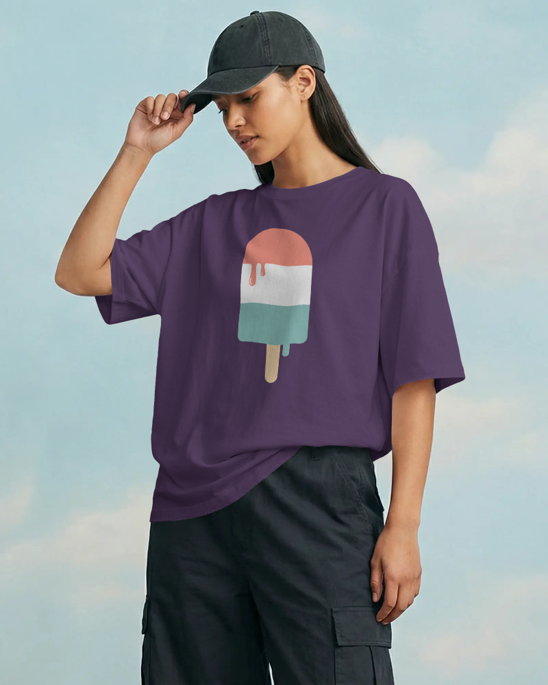 Ice Cream Oversized T-Shirt