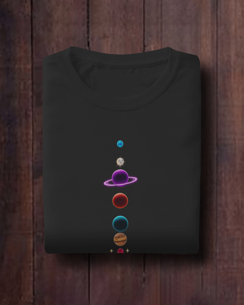 Solar System Oversized T-Shirt