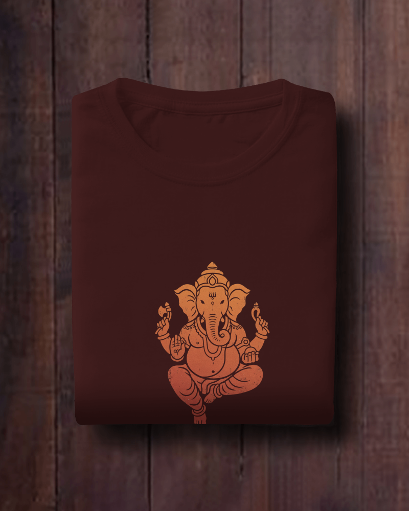 Ganesh Idol Oversized T-Shirt