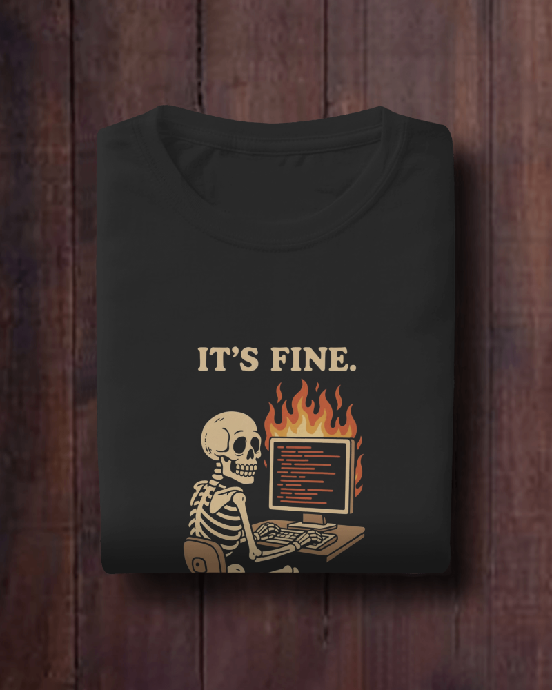 It's Fine Oversized T-Shirt