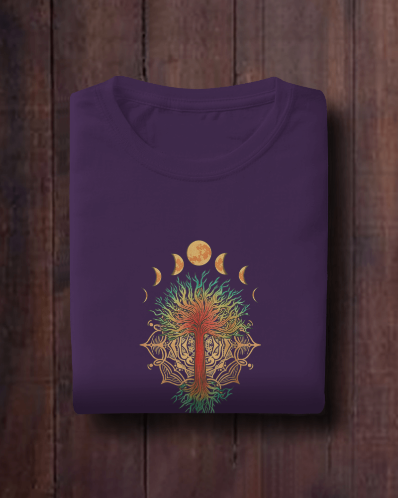 Moon Tree Oversized Classic T-Shirt