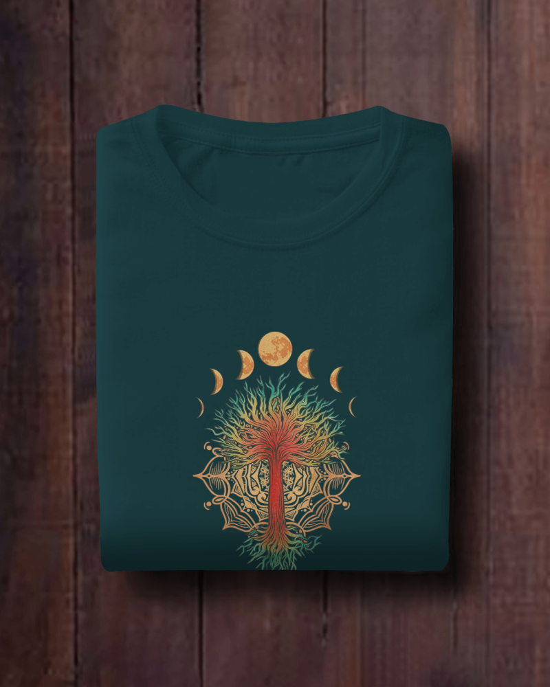 Moon Tree Oversized Classic T-Shirt