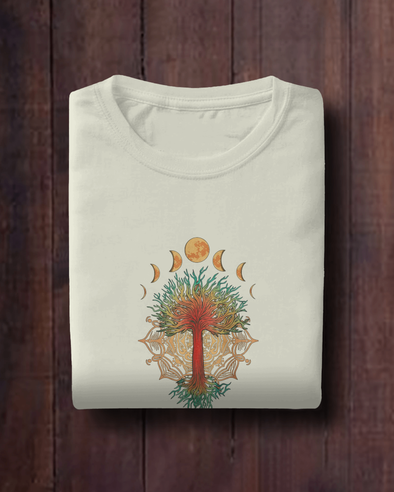 Moon Tree Oversized Classic T-Shirt