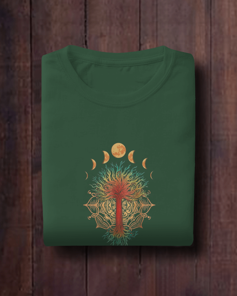 Moon Tree Oversized Classic T-Shirt