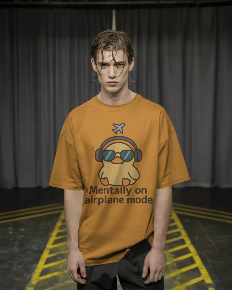 Airplane Mode Oversized T-Shirt