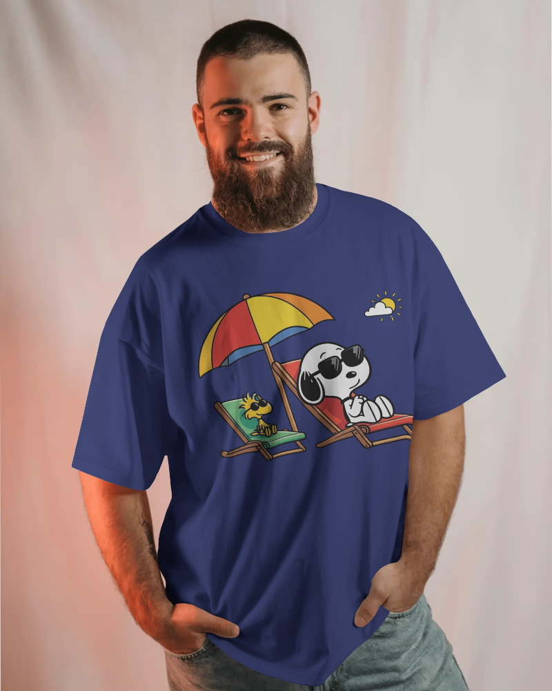 Chilling Snoopy Oversized T-Shirt