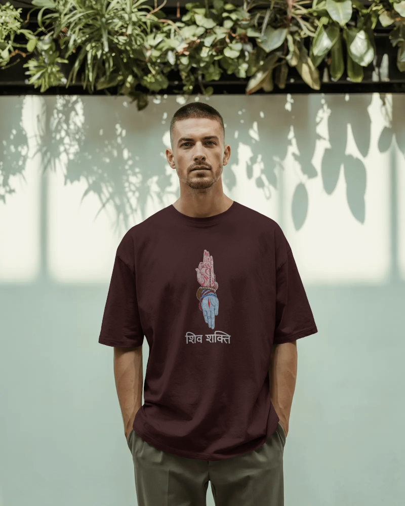 Shiv Shakti Oversized T-Shirt