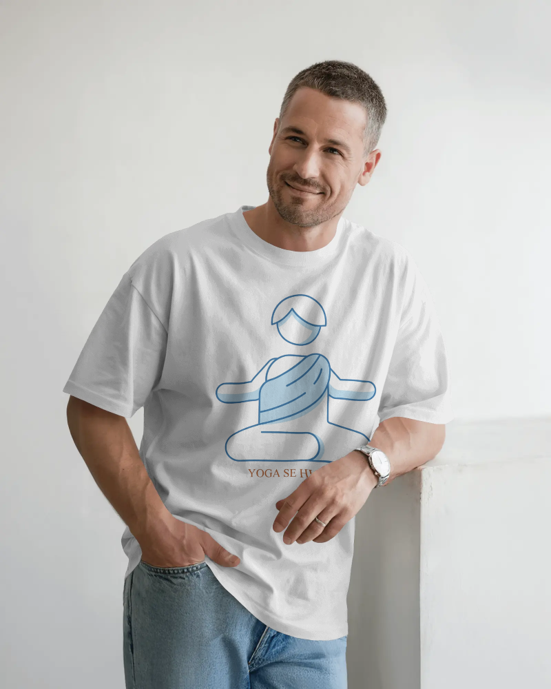 Yoga se hi Hoga Oversized T-Shirt