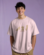 Dog Namaste Oversized T-Shirt