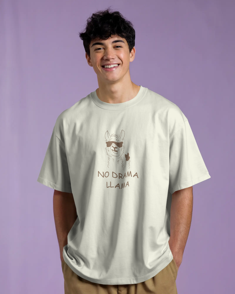 No Drama Lama Oversized T-Shirt