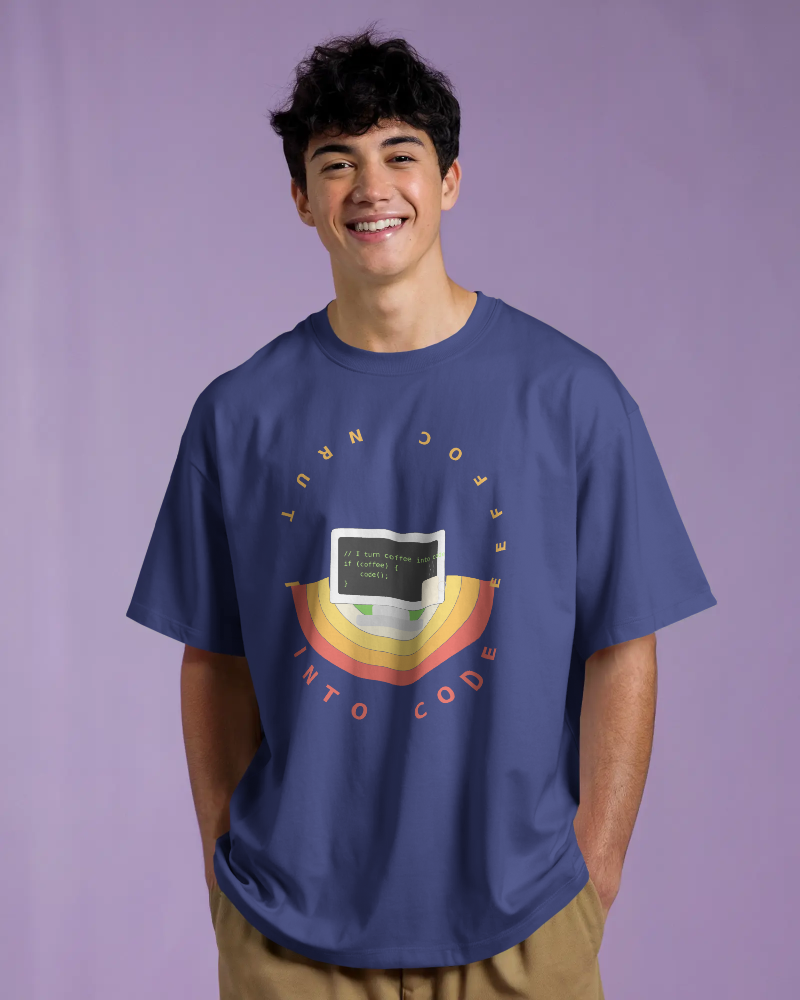 Into Code Oversized T-Shirt