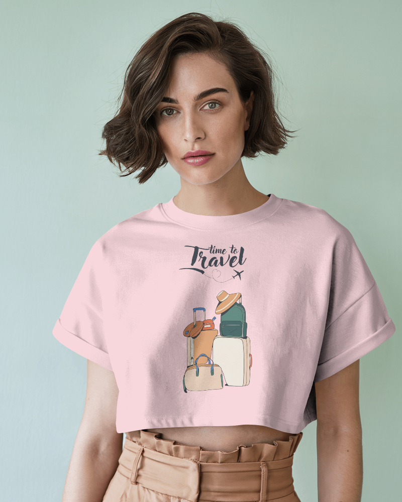 Time to Travel Crop Top