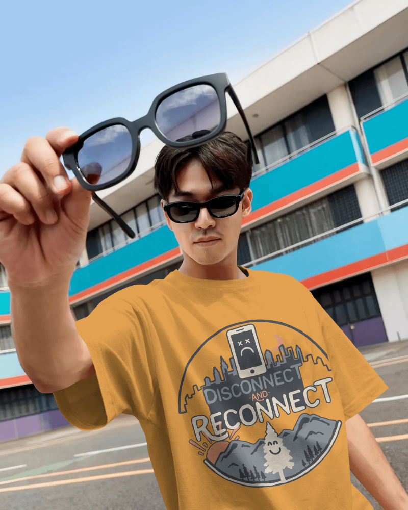 Disconnect and Reconnect Oversized T-Shirt