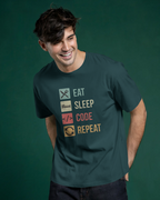 Eat-Sleep-Repeat Oversized T-Shirt