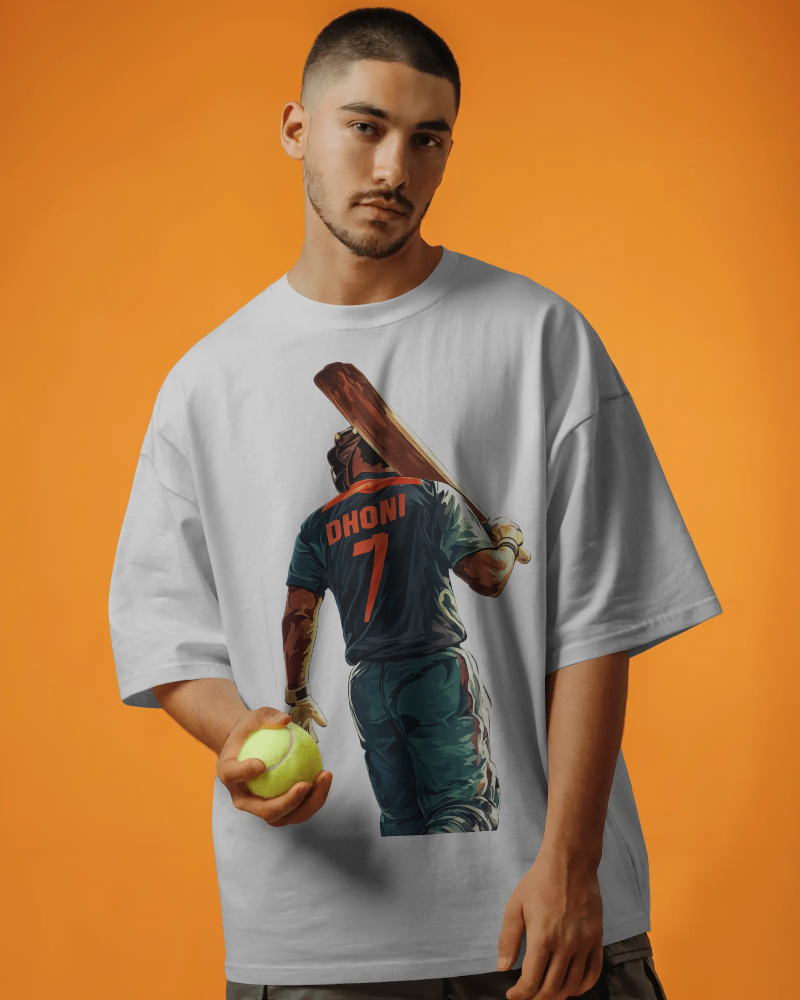 Dhoni 7 Oversized T-Shirt