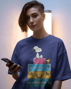 Snoopy On Top Oversized T-Shirt