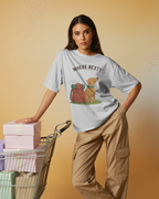 Dog Where Next Oversized T-Shirt