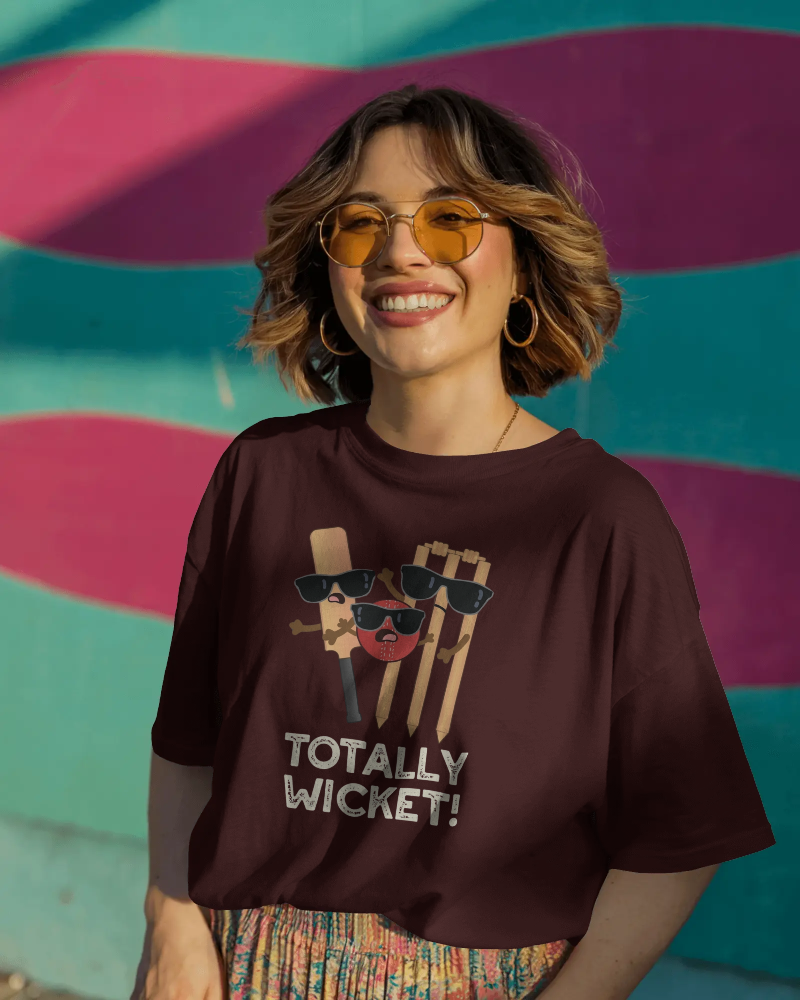 Totally Wicket Oversized T-Shirt